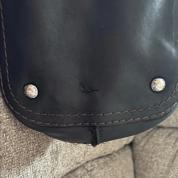Prada Nylon and Lambskin Leather camouflage 2 way bag
